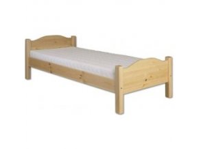 Masivní dřevěná postel -jednolůžko BM128 borovice masiv 100x200 cm