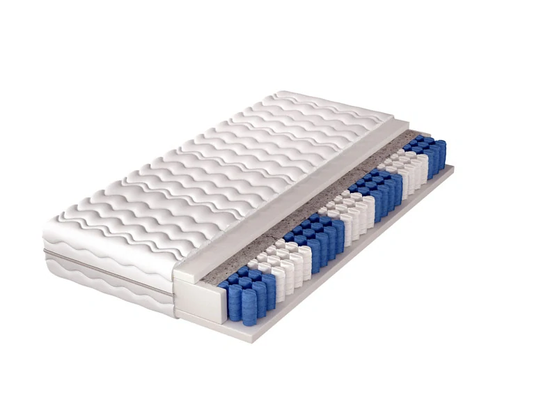Hypoalergení matrace MONTANA 90X200 cm - 7 zon tvrdosti výška 18 cm