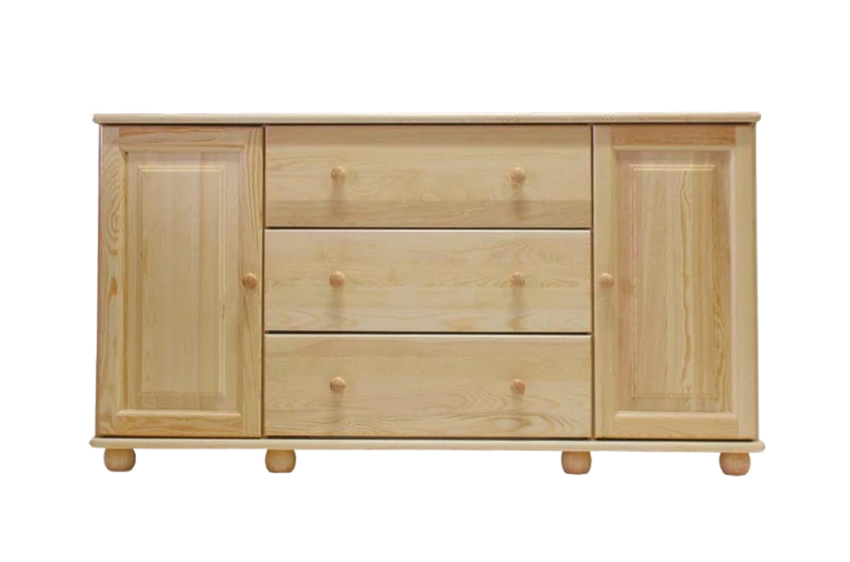 Dřevěná komoda MB 45 borovice masiv 136x78x42 cm