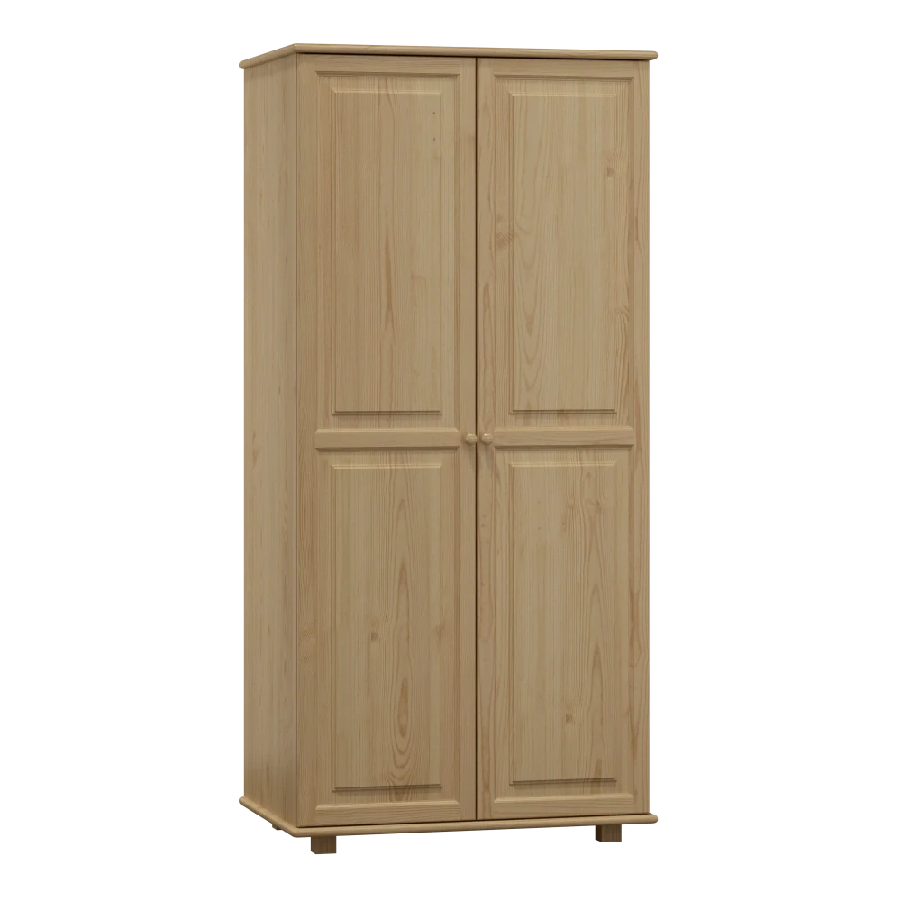 Šatní skřín MB 66 z borovice šířka 90 cm