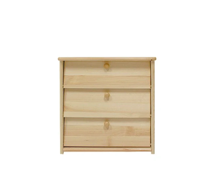 Dřevěný botník DEA 82 borovice masiv 62x62x40 cm