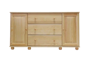Dřevěná komoda MB 45 borovice masiv 136x78x42 cm