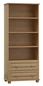Kombinovaná vitrína MB 67  borovice masiv 60x190x42 cm