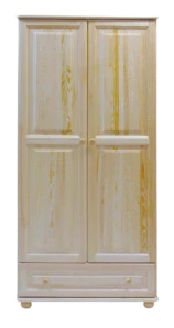Šatní skřín MB 65 z borovice šířka 80 cm