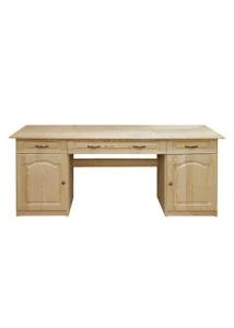 Dřevěný psací stůl DT 19 borovice masiv 182x80x54 cm