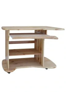 Dřevěný psací stůl  DT 197 borovice masiv 100x75x55 cm