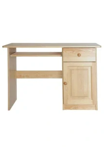 Dřevěný psací stůl  DT 190 borovice masiv 110x75x55 cm