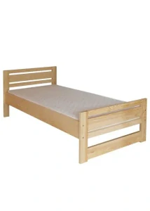Dřevěná  postel DT 72 100x200 cm borovice masiv