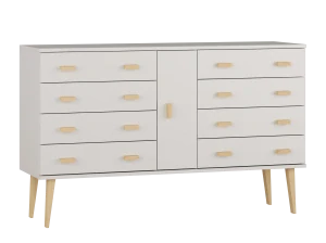 Dřevěná komoda MB SCANDIA K4 4S  borovice masiv 