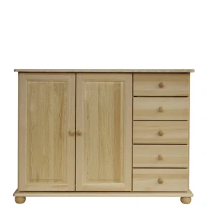Dřevěná komoda WOOD 65 - 125x92x42 cm