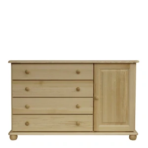 Dřevěná komoda WOOD 60 - 125x76x42 cm