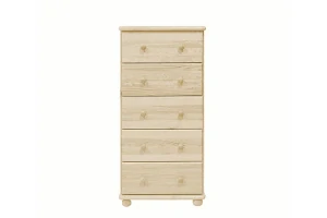 Dřevěná komoda DEA 72 borovice masiv šířka 60 cm