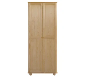 Masivní dřevěná šatní skříň DEA 9A - šířka 80 cm