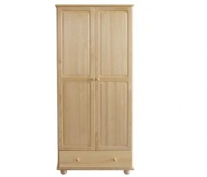 Masivní dřevěná šatní skříň DEA 14 A - šířka 90 cm