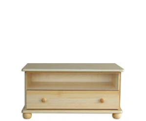 Dřevěný televizní stolek WOOD 85001 masiv 85x42x43 cm