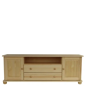Dřevěný televizní stolek WOOD 165002 masiv 165x42x59 cm