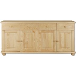 Komoda borovice masiv BM141 šířka 165 cm