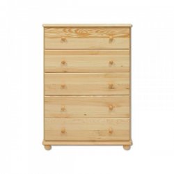 Dřevěná komoda MB 11 borovice masiv 80x122x42 cm