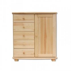 Dřevěná komoda BM152 borovice masiv 85x92x42 cm