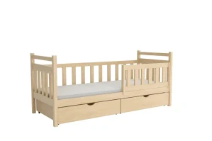 Postel WOOD 003 borovice masiv 200x90 cm