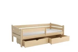 Postel WOOD 01O borovice masiv 200x90 cm 