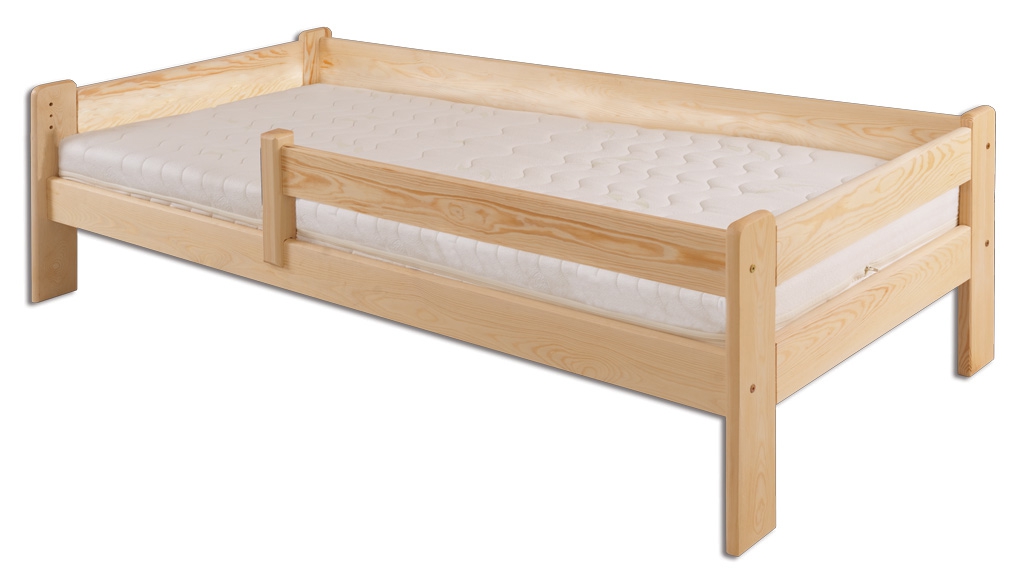 Masivní dřevěná postel BM137 borovice masiv 90x200 cm
