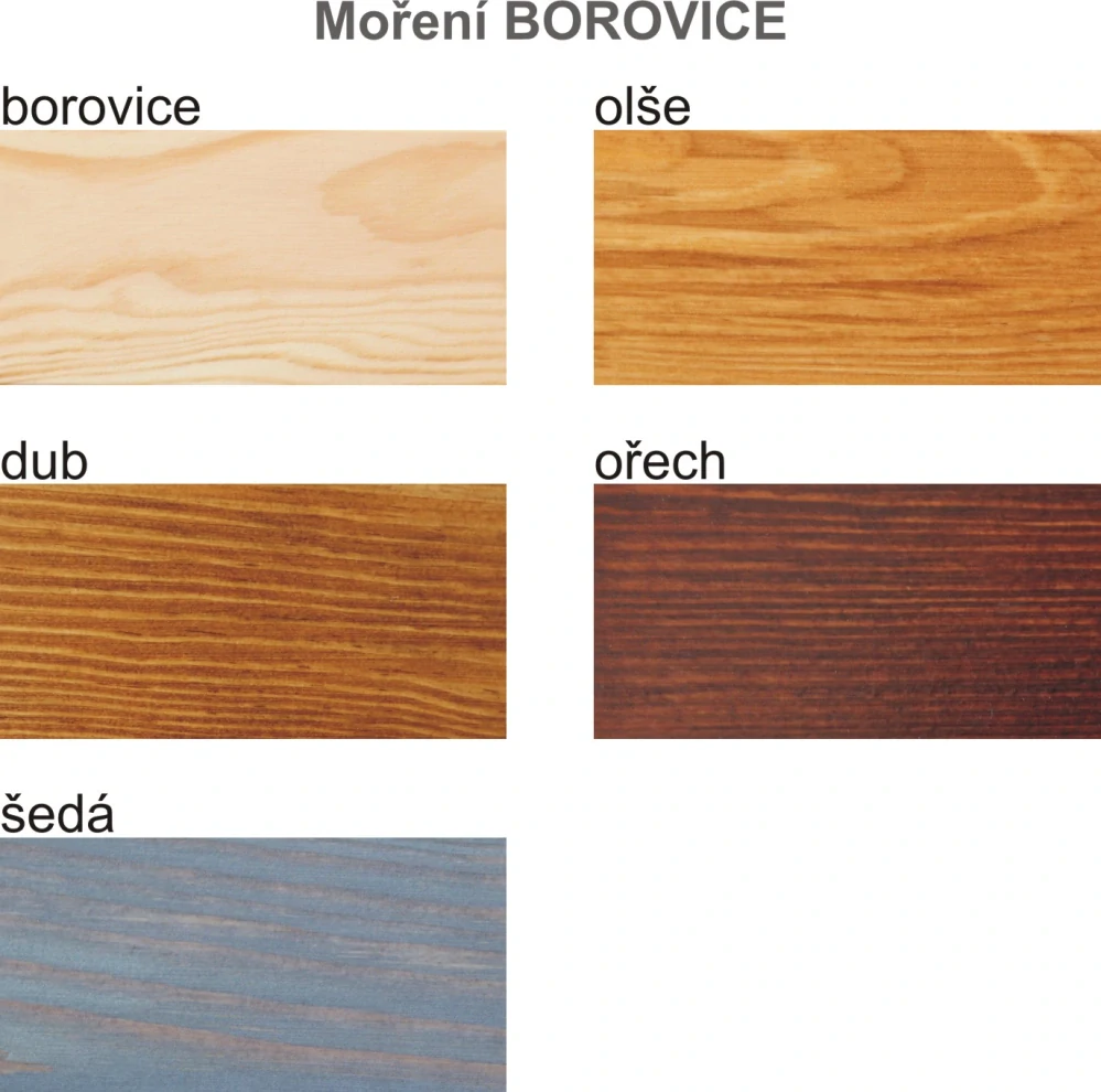 Masivní dřevěná postel -jednolůžko BM133 borovice masiv 90x200 cm