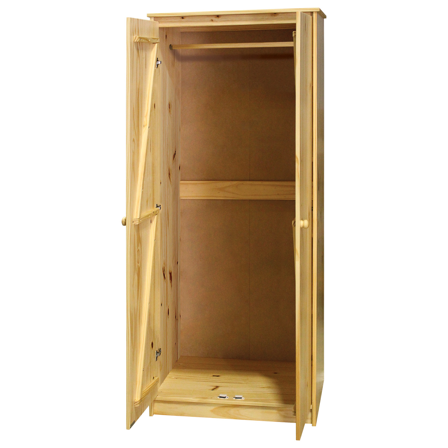 Šatní skříň 2dvéřová I8875 lakovaná - šířka 74 cm