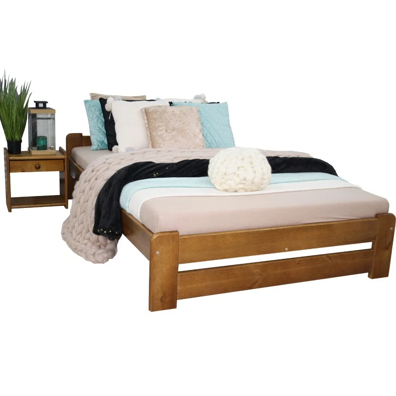 Dřevěná manželská postel MD 01 180x200 cm borovice masiv